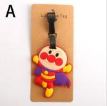 Customized PVC luggage tag, 2D embossed luggage tag custom, eco-friendly PVC bag