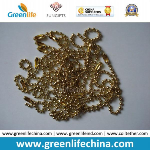 Buy cheap Fashionable Hot Selling Shinny Golden Metal Snake Ball Chain from wholesalers