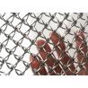 Buy cheap 20m Facade Natural Colour Crimped Woven Wire Mesh 2.5mm Titanium Plating from wholesalers