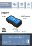 12v Car Jump Starter Emergency Power Supply Ride Cars Booster Portable Power