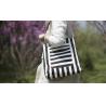 Buy cheap Zebra Crossing Cotton Tote Bags / Durable Fashion Canvas Grocery Bags from wholesalers