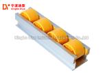 44*33 Yellow Sliding Roller Track Union Stainless Steel For Pipe Racking System