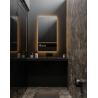 Buy cheap Sleek Design Mount Bathroom Cabinet Wash Basin Top Full Set Vanity With Led Light Mirror Bathroom Vanity from wholesalers