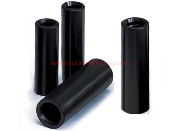 Buy cheap T38 Rock Drilling Tools Drill Rod Sleeve Threaded Coupling Sleeves Black Color from wholesalers