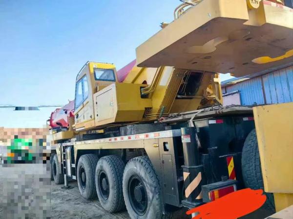 Buy cheap Hydraulic Straight Arm Mobile Truck Crane 110 Tons Max Working Height 75.5 Meters Direct Source 2022 Year Production from wholesalers