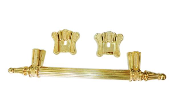 Buy cheap Golden color plastic coffin handles HP025 35*7.5cm from wholesalers