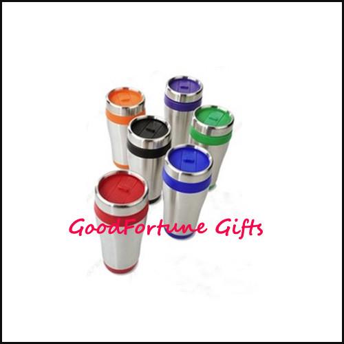 Buy cheap promotional travel car Coloured Stainless Steel Mugs gift from wholesalers