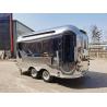 Buy cheap Affordable CE Custom Food Trailers Camper Van Snack Catering Cart Fully Equipped Food Trailer from wholesalers