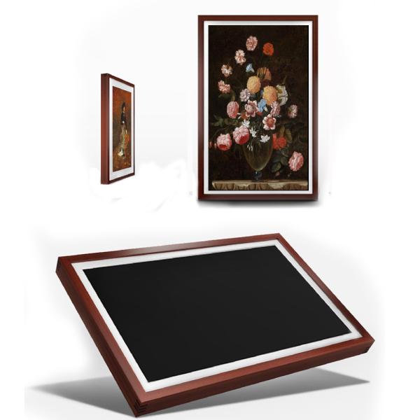 Buy cheap 27 Inch LCD LED TFT Wood Frame Wall Mounted Advertising Display from wholesalers