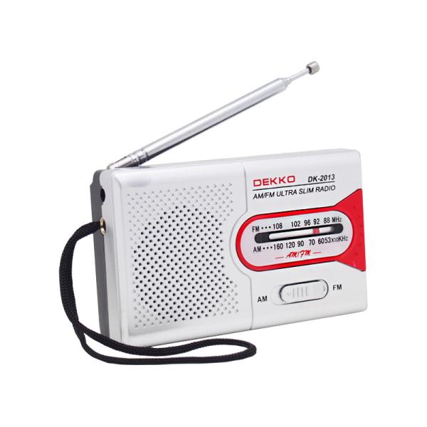 Pocket AM/FM Radio With AA Battery Power Supply Listen To Any Favorite Stations
