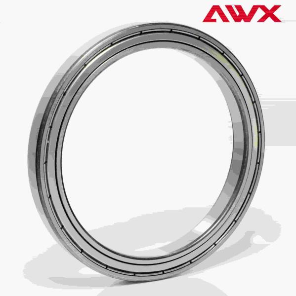 Buy cheap Low Noise Thin Wall Bearing 16011 2RS Steel Cage Deep Groove Ball Bearing from wholesalers