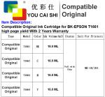 100% Brand New for epson T1661 T1662 T1663 T1664 inkjet ink cartridge pinter