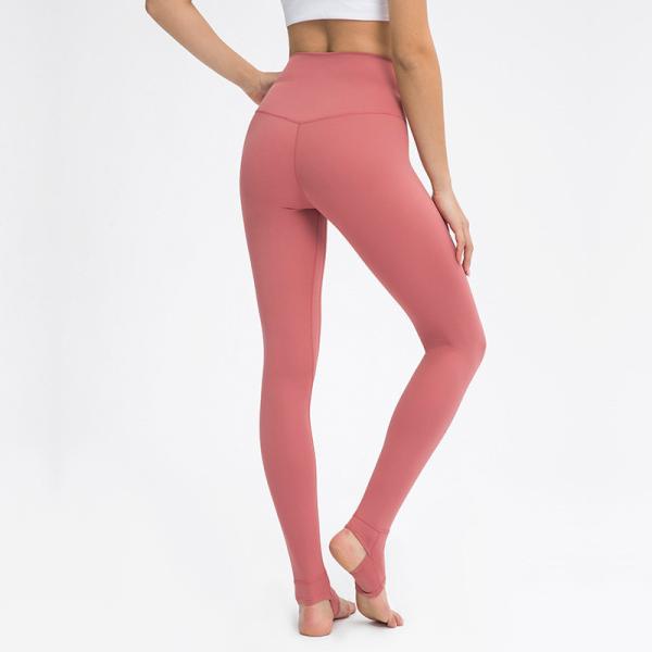 Buy cheap Solid Color Sports Capri Pants Slim Fit High Waisted Yoga Leggings With Pockets from wholesalers