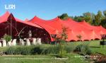 Large Holes Fabric Festival Wedding Event Stretch Tent For 300 Seater