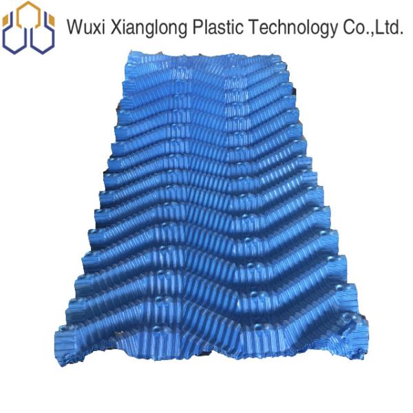 Buy cheap Industrial S Wave Blue Cooling Tower Fills Price PVC Cooling Fills from wholesalers