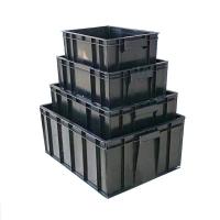 Buy cheap Small ESD Safe Plastic Boxes 350*265*125mm Anti Static Bin Glossy Lamination product