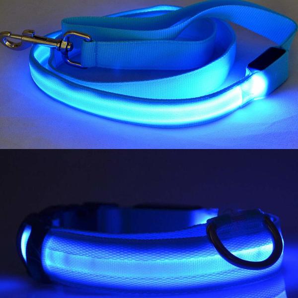 Buy cheap LED Reflective Dog Collar USB Rechargeable from wholesalers