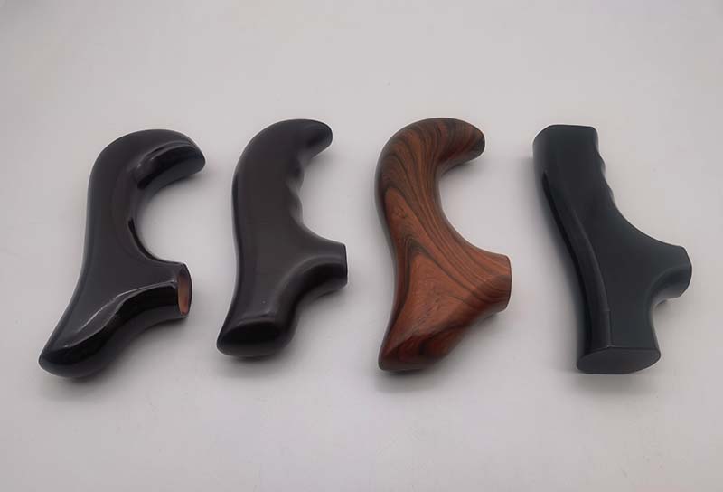 Customize Solid Wood Crutch Handgrip Non-slip Wooden Handle Wooden Accessories