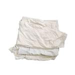 100% cotton white T-shirt rags sterile cotton workshop cleaning rags industrial