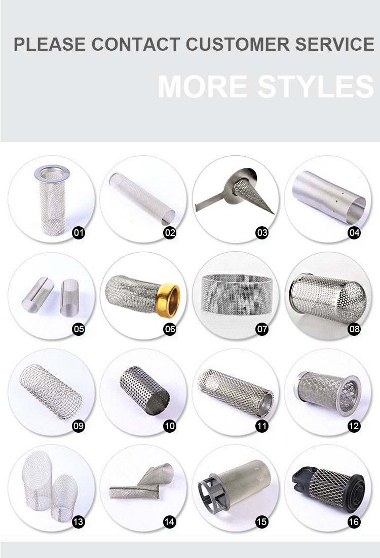 Customized 304 Stainless Steel Filter Tube For Filtration Industry
