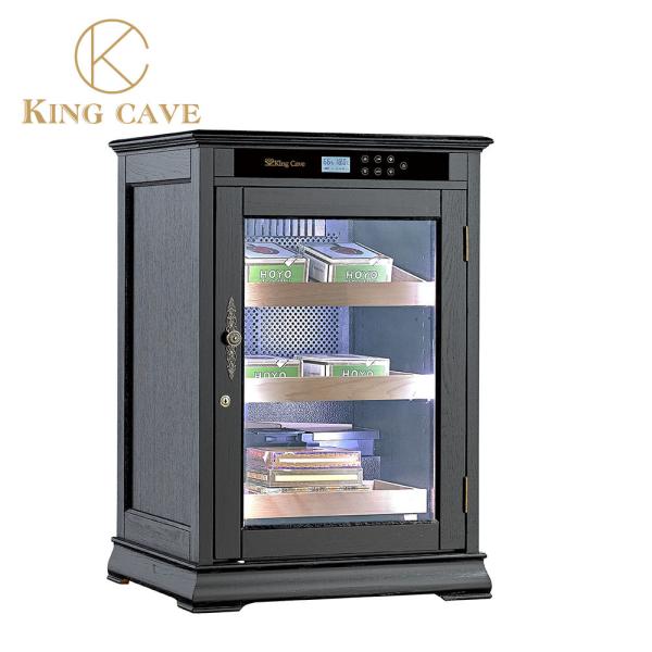 Buy cheap Spain Cedar Wood Electric Cigar Cooler Humidor Cabinets For Smoke Shop With Lock from wholesalers