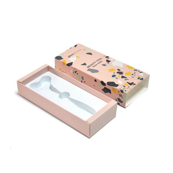 Logo Design Jewelry Custom Paper Packaging Box Display Pull Out Necklace