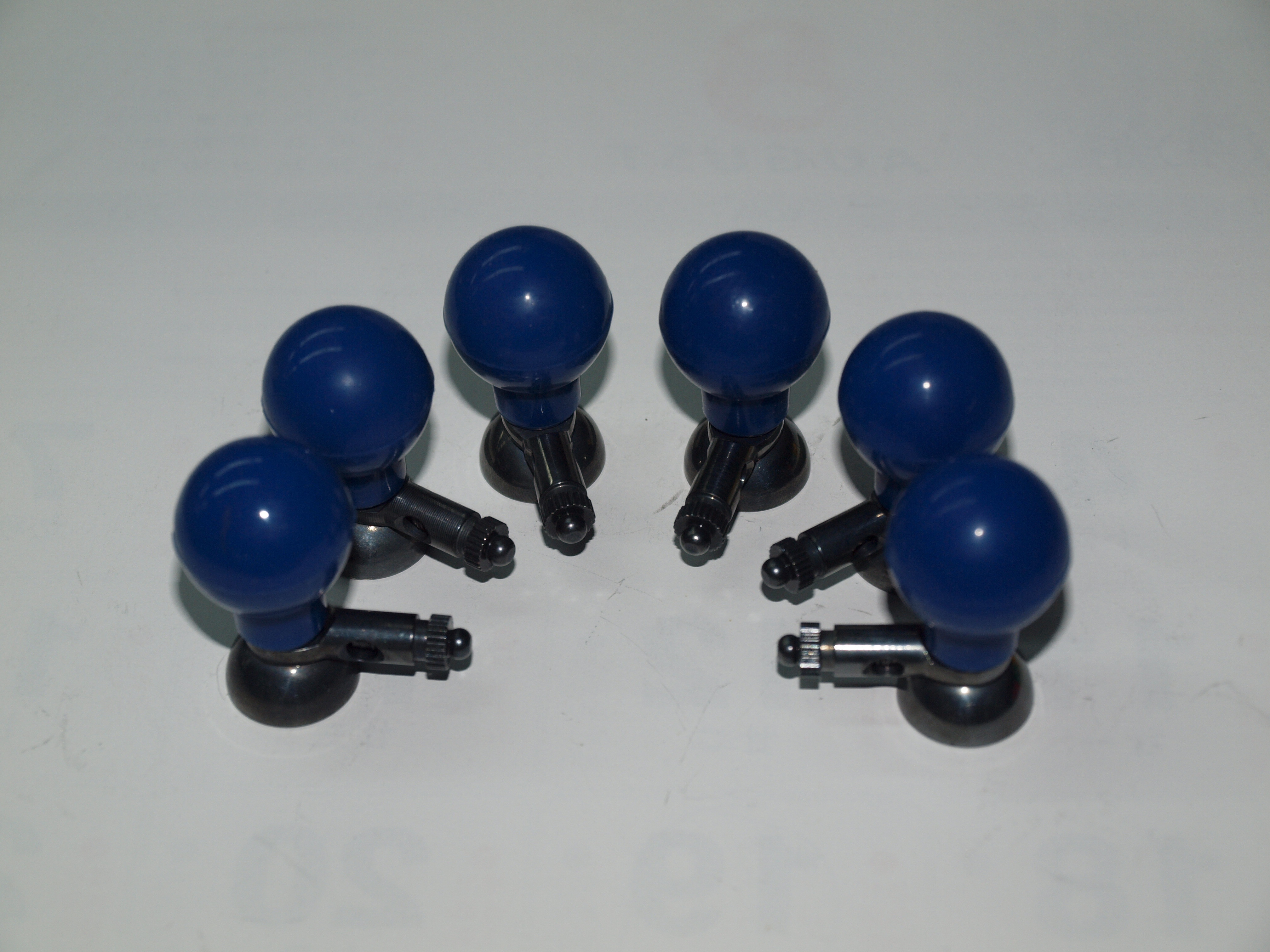 Blue ECG Suction Electrodes Silver Chloride Plating Suction Cup Electrodes