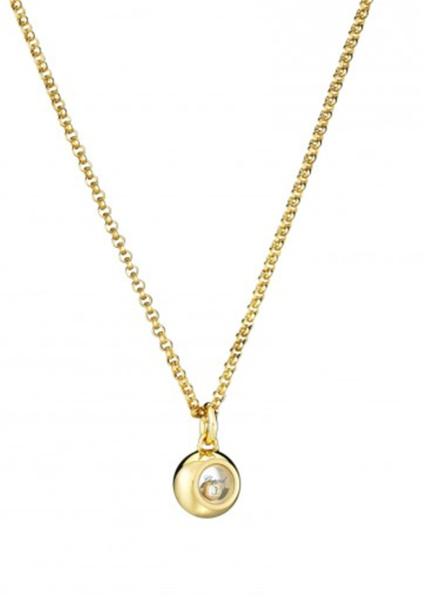 Buy cheap 18K Yellow Gold Chopard Jewelry 42cm Length Luxury With 0.05 Carat Diamond from wholesalers