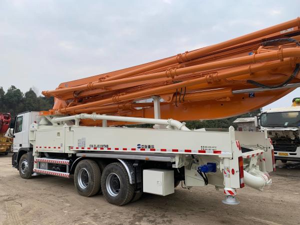 Buy cheap 6x4 49m Boom Diesel Engine Used Cement Pump Truck from wholesalers
