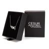 Buy cheap Black 157gsm Luxury Leather Magnetic Jewelry Box EVA Sponge Inlay from wholesalers