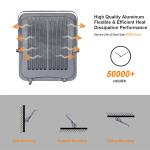 outdoor 150W LED floodlight IP65waterproof AC160-265V 170lm/W gray color