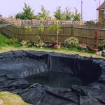 Woven Coated LDPE Geomembrane Liner RPE Pond Liner Light Weight