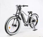Retro Beach Cruiser Electric Bicycle 48V 750W 26 Inch Fat Tire E Bike 15Ah
