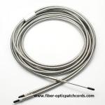 Y shape 1×2 SMA905 Stainless Steel Laser Optical Network Cable Acrylate Coating