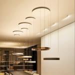 Modern Simple LED Chandelier Ring Living Room Bedroom Dining Room Cicle