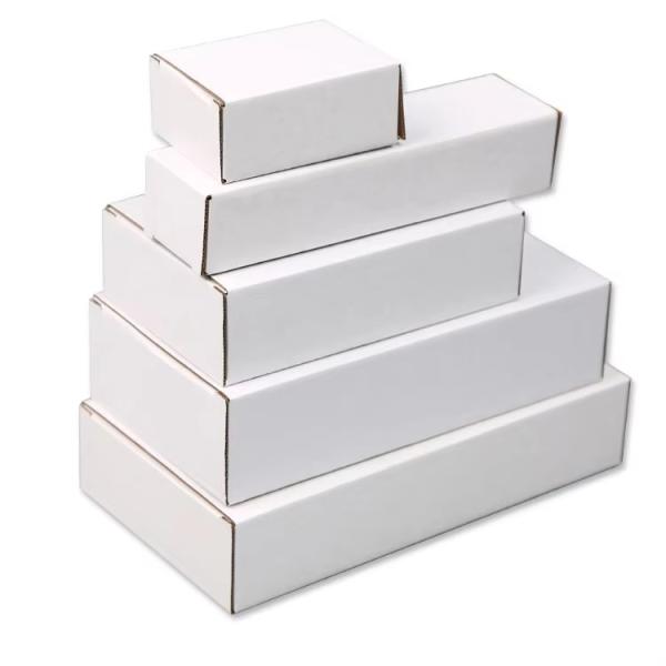Buy cheap White Corrugated Cardboard for Shoes Clothing Packaging Solution from wholesalers