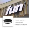 Buy cheap Weatherproof Black Sign Channel Letter Trim Cap High Strength from wholesalers