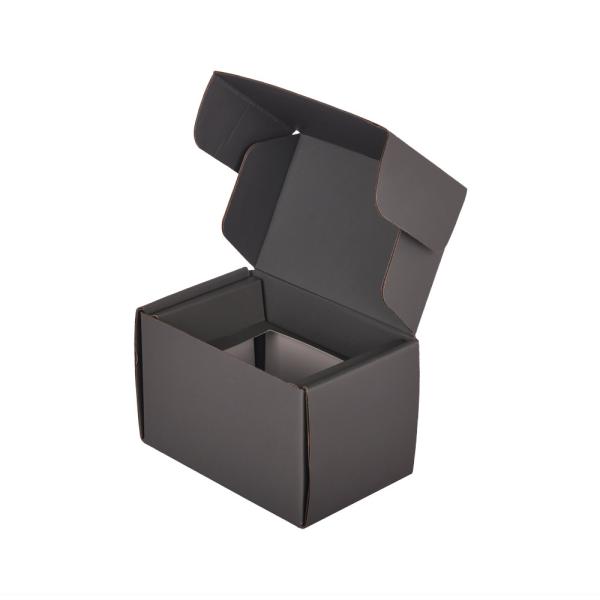 Buy cheap Black Eco Friendly Corrugated Paper Mailer Box Packaging Candle Shipping from wholesalers