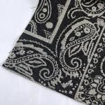 Custom Floral Cotton Jacquard Denim Fabric Heavy Weight 10 oz