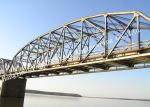 3-20m Arched Truss Steel Bridge For Highway And Railway
