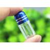 Buy cheap 56mm Clear Plastic Medicine Bottles 5g Cylindrical Mini Pill Cases from wholesalers