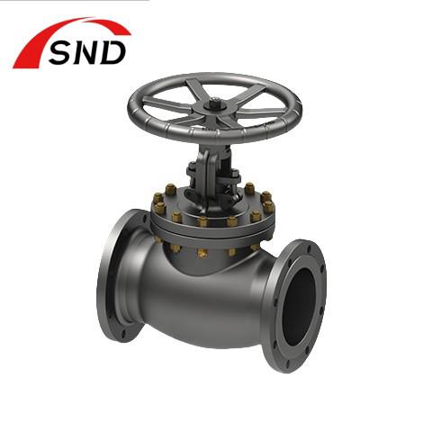 Quality DN80 Cast Steel Bellows Globe Valve With Flange for sale