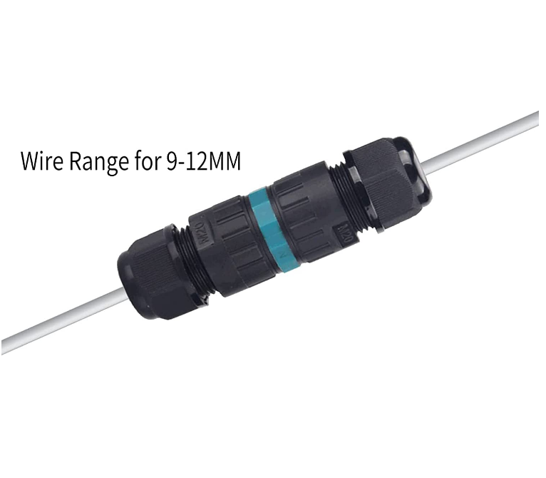 IP68 Waterproof Junction Box Connectors M20 2 Pin Outdoor Electrical Cable Connectors