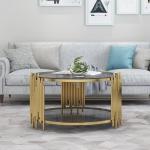 Nordic Minimalist Custom Stainless Steel Furniture Living Room End Table