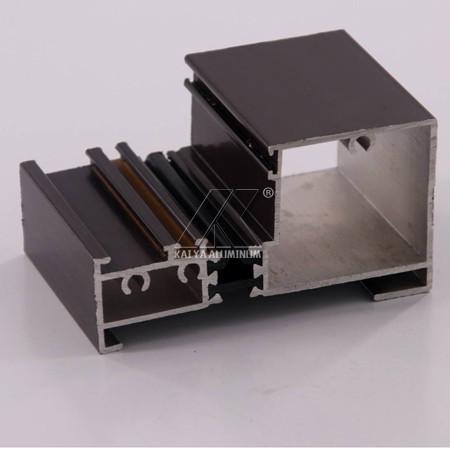 Buy cheap Wood Grain Aluminum Extrusion Profiles , Aluminium Door Frame T5 High Precision from wholesalers