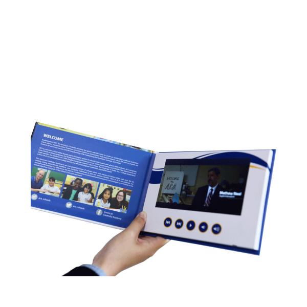 Buy cheap Wholesale 7 inch LCD panel paper video screen business card advertising greeting card from wholesalers