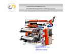 Kraft paper bag plastic film bag flexo machine flexo printing machine