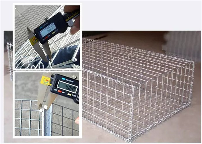Stone Cage Retaining Wall 60 X 80mm Gabion Wire Mesh