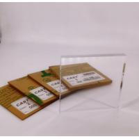 Buy cheap High Gloss 6ft X 10ft Glass Look Cast Acrylic Sheets For Furniture Manufacturing product