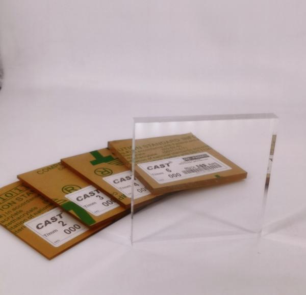 Buy cheap High Gloss 6ft X 10ft Glass Look Cast Acrylic Sheets For Furniture Manufacturing from wholesalers